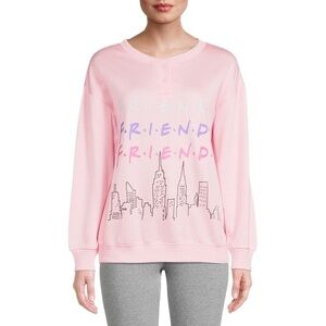 Warner Bros. Pink Friends Graphic Sweatshirt